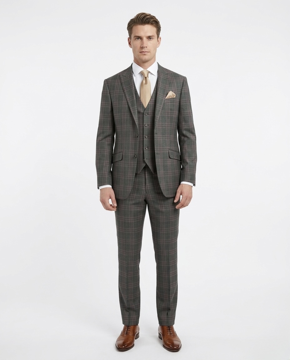 220-Green Plaid Suit