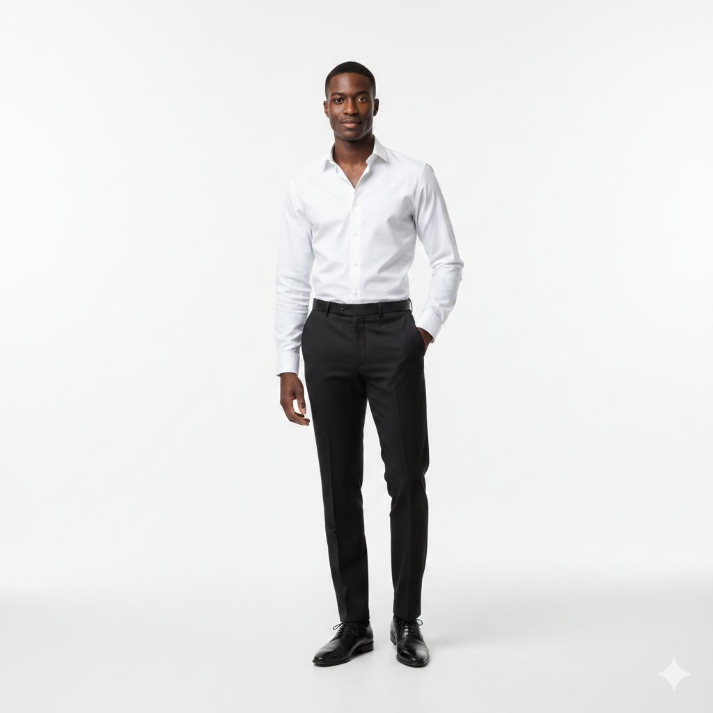 Black Dress Pant Slim Fit 