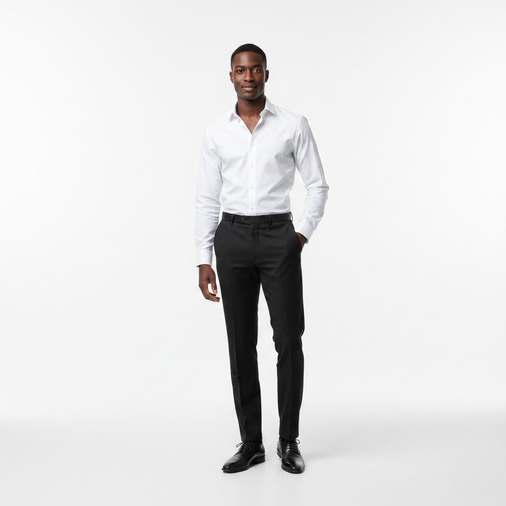 Black Dress Pant Slim Fit 