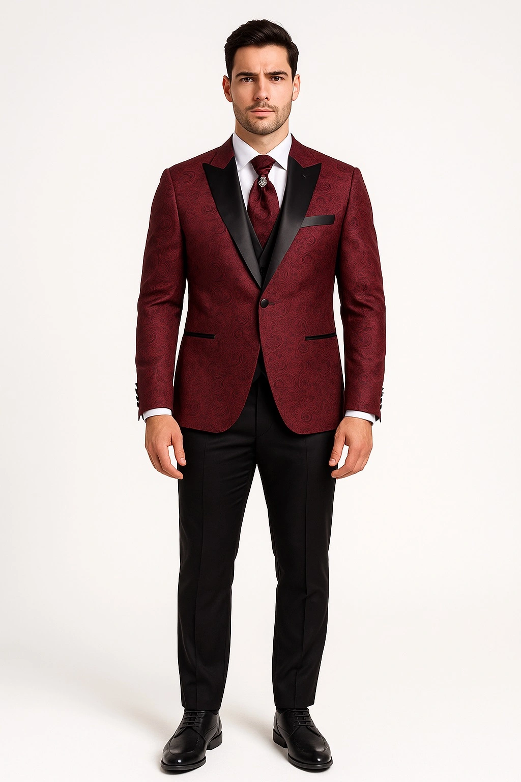 Italian Cut Slim Fit Tux Peak Label 