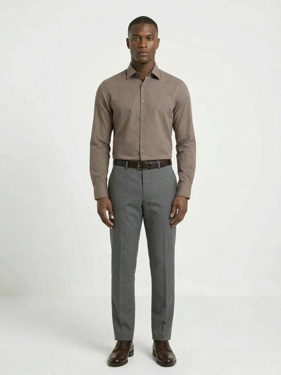 Taupe dress Shirt