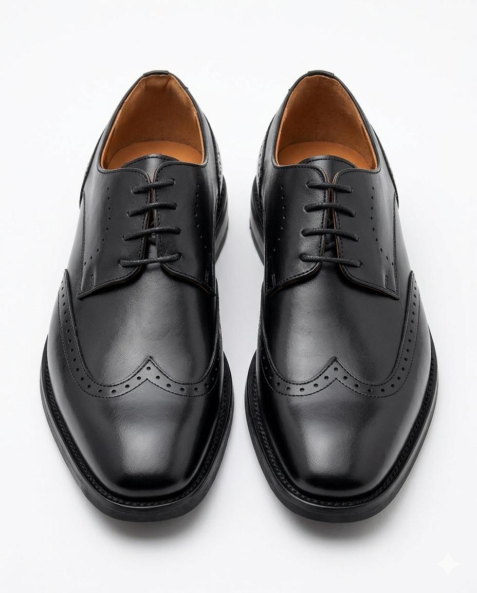 black derby shoes