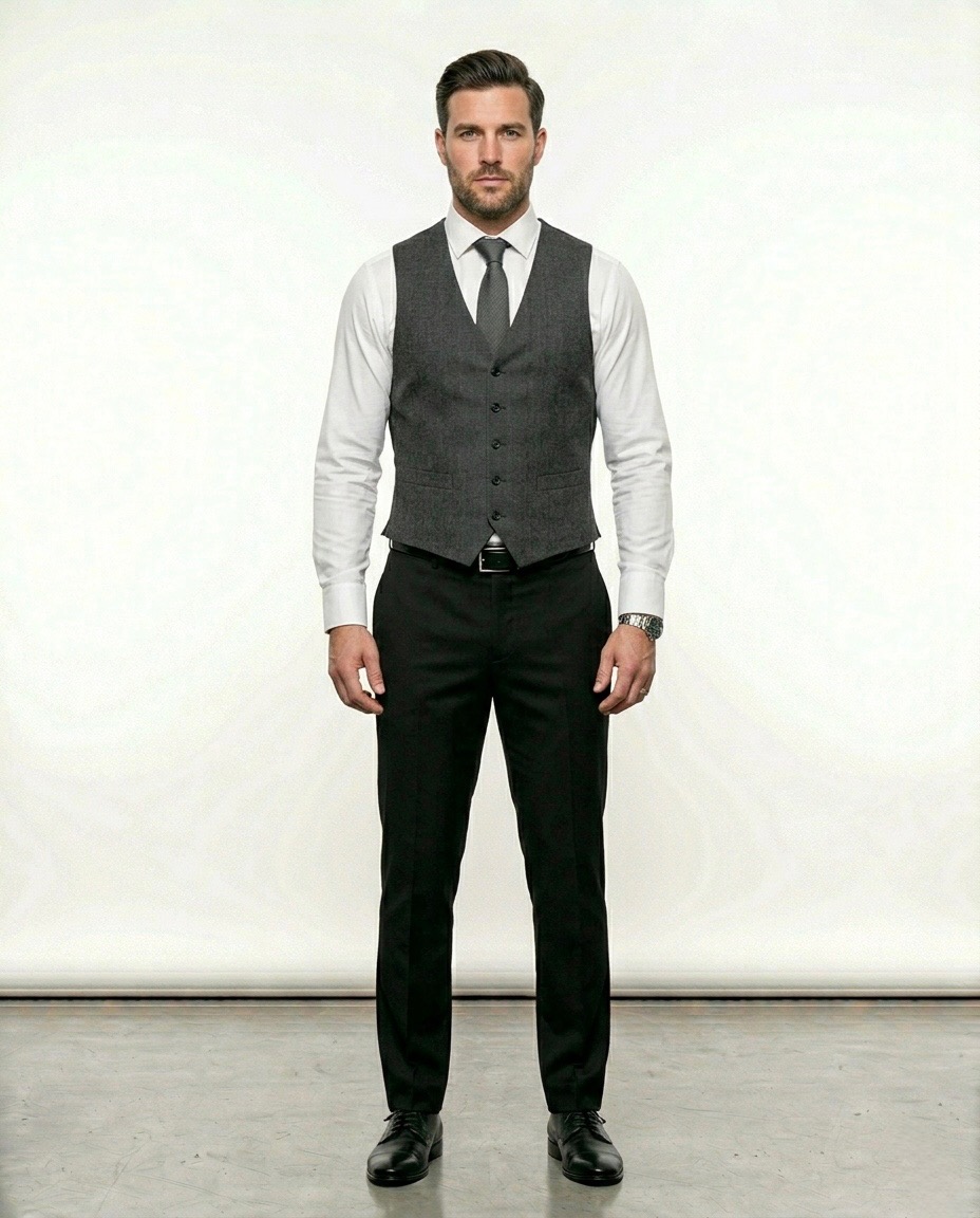 Charcoal Gray Vest