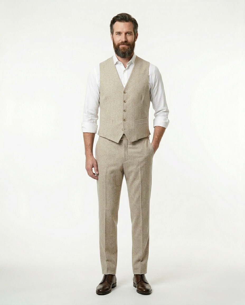 Beige Vest